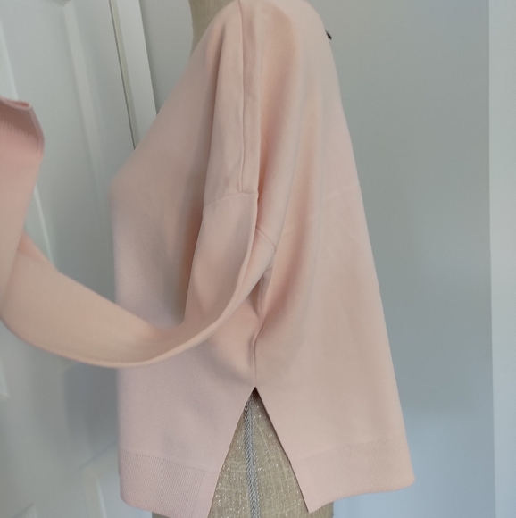 Rudsak Asymmetrical blush Sweater top - Picture 2 of 5